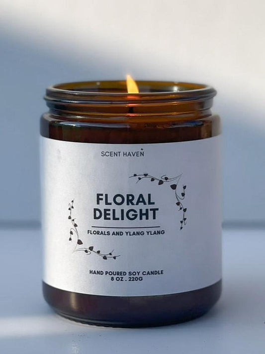 Floral Delight Candle - Scent Haven