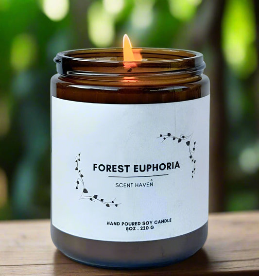 Forest scented candle- Scent Haven